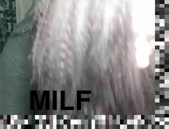 Big boob webcam milf strips and fingers