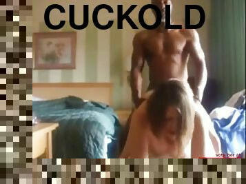 Cuckolding wife fucked by bbc & filming it for her husband