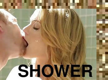 Big dick shower surprise for blonde mia malkova