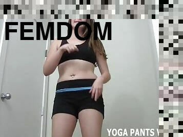 I love it when you jerk off to me doing my yoga pants joi