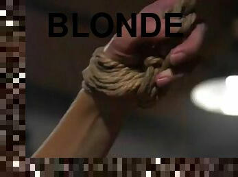Blonde bimbo gets dominated hard