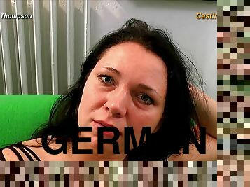 Hot footage behind the scenes at a crazy German gangbang