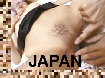 Japanese Couple licks pussy and fucking closeup