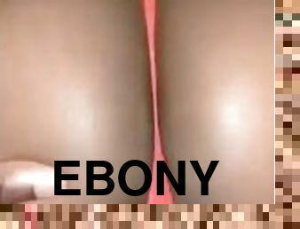 Fat ass Ebony teasing stepbrother