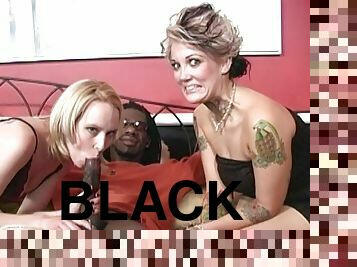 FFM threesome with pregnant whore Ruth Blackwell & Candy Monroe