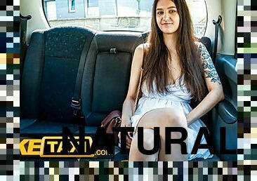 Fake Taxi Her big natural boobs get very hot and sweaty before having her pussy fucked hard