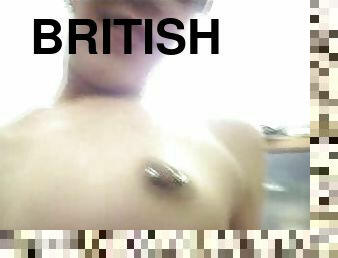 Dark dick inside the slender British girl