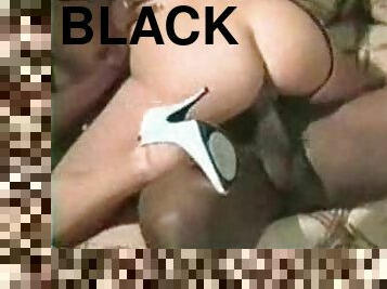 Married blonde drilled by black cock