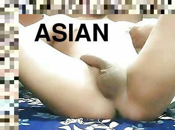 asiatisk, bading, pappa, onani, gammel, anal, cumshot, stor-pikk, tenåring, homofil