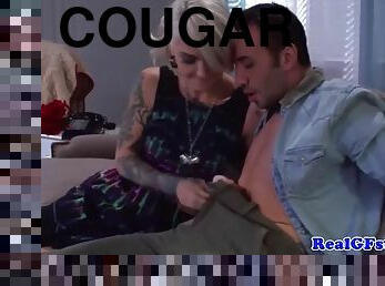 Real cougar exgf with tatts assfucked