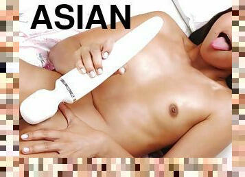 Asian Babe Ahegao Masturbation Session