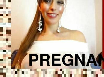 Safira Pregnant girl with big juggs teases and masturbates on livecam