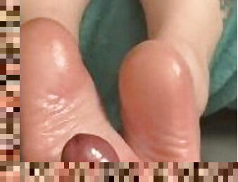 Oily Foot Job!!! Part 2