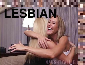 NaughtyAllie and Brandi Love share some private time together