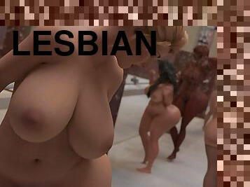 BWC continues to fuck big booty lesbian in multiple positions