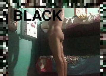 My friends boyfriend masturbates in my room and a young black Latino records it all - Jovenpoder