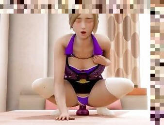 3d animation girl pov fuck masturbation