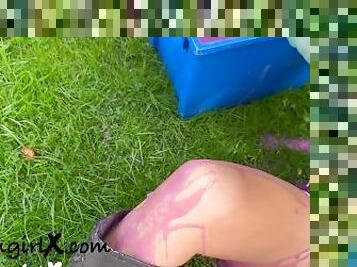 A Welly Boot  Sploshing WAM Fun