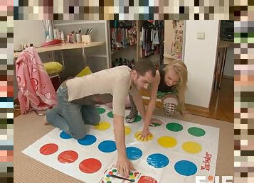 Twister with step sis takes a sexy turn