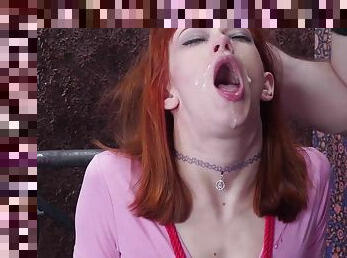 Deep throat redhead sub girl Alexa Nova