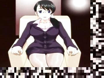 Hot big boobs anime mother fucked hard