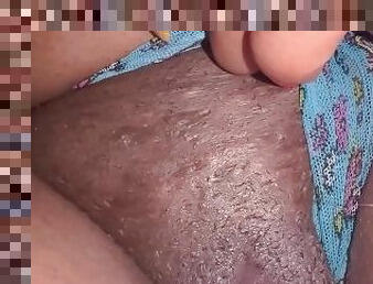 masturbation, fitta-pussy, amatör, mörkhyad, leksak, pov, trosor, ensam, vått