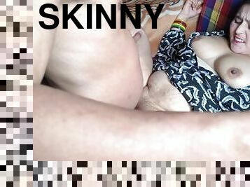Skinny girl fuck in hotel room