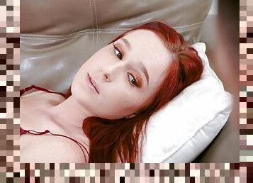 Redhead Alice Coxxx cannot wait to feel a black monster tool