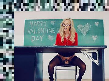 Brandi Love is a horny teacher seduced by a nasty guy