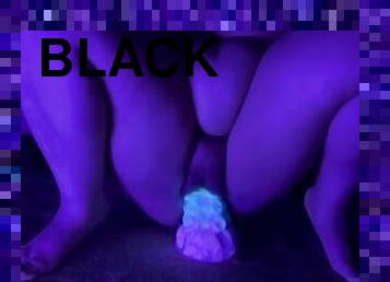 Blacklight fun with these glowing toys! {Full videos on OF @subbelilbb}