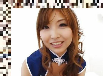 POV video of Japanese darling Hikari Kasumi giving head to her man