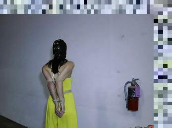 Horny mistress has a new prisoner and she intends to have fun with her