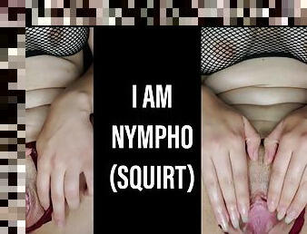 I AM A NYMPHO AND I LOVE MASTURBATING AND THINKING YOU CUM ON MY BIG TITS. (VERTICAL VIEW)