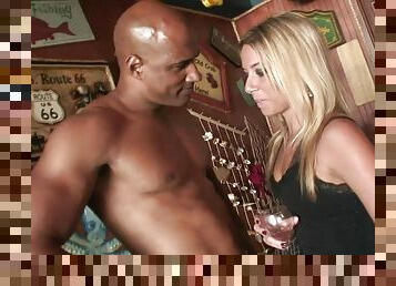A Super Sexy Blonde With Small Tits Enjoying A Hardcore Interracial Fuck