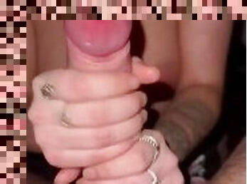 INSANE HANDJOB! LUBED CUMSHOT! MUST WATCH!!!