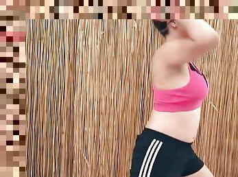 Big Tits Latina Selena Lust Stretches With Naked Yoga