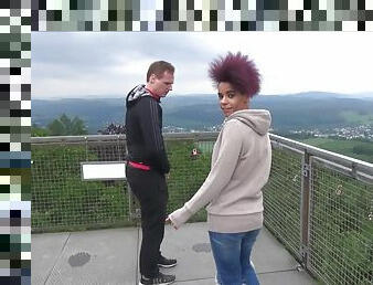 german amateur ebony teen public fuck