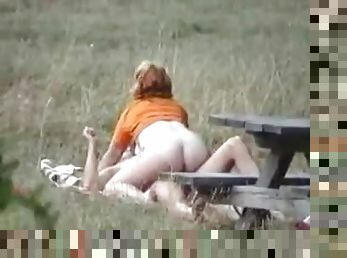 Raunchy Couple Gets Exposed Banging Outdoors