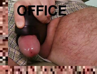 masturbare-masturbation, birou-office, amatori, jet-de-sperma, gay, laba, bbw, excitat, solo, lapte