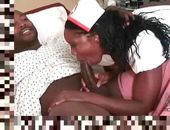 Black nurses fuck patients and doctors in hot porn