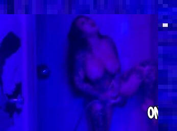 Busty Thick Asian Connie Perignon Cums in Hot and Steamy Shower