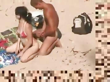 Couple Sex On Nudist Beach Caugh By Hidden Camera