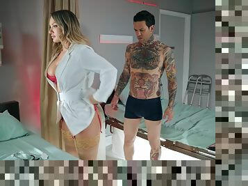 Tattooed guy with hard cock is all about Cali Carter thinking all day