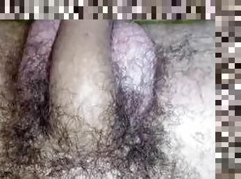 small hairy cock and handsome guy's hairy sweaty ass