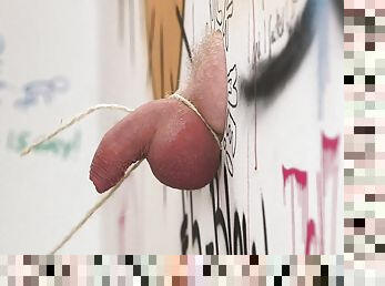 Amazing gloryhole seduction for a bunch of slutty dolls