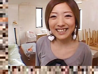 Cute Ai Haneda is happy to be ravished by a fellow's hard dick