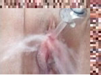 Water pressure pleasure orgasm. Teen scream like a cat in heat