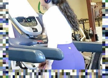 gym candid big booty asian