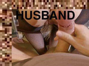 My husbands friend came on my ass and pussy!