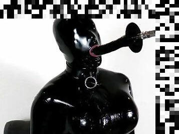 Rubberdoll Fucks her Sloppy Throat